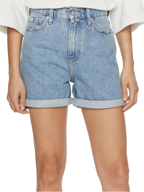 CALVIN KLEIN Short Mom in Denim CALVIN KLEIN | J20J2228001A4